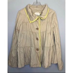 Anthropologie hei hei ruffle jacket women’s XS